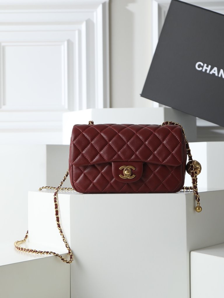Chanel Cf Mini Pink Lambskin